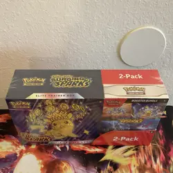 Pokemon TCG Surging Sparks ETB + Booster Bundle Costco Factory Sealed - New - Image 3