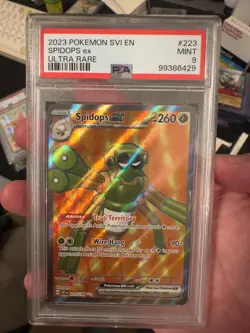 Spidops ex 223/198 - Scarlet & Violet Base Set (SV01) - Pokemon - PSA 9 (Mint) - Image 1