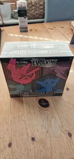 Pokemon TCG Evolving Skies Elite Trainer Box ETB Factory Sealed - Image 1