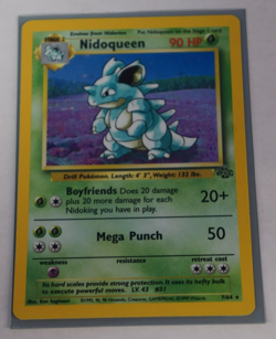 Pokemon Nidoqueen 7/64 Jungle Holo Unlimited Rare TCG - Image 1