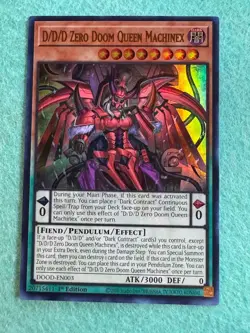 Yugioh! D/D/D Zero Doom Queen Machinex - DOOD-EN003 - Ultra Rare - 1st Edition N - Image 1