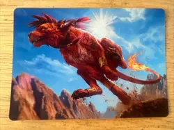 Red XIII, Proud Warrior Art Card - Art Series: FINAL FANTASY 30/53 FF MTG - Image 1