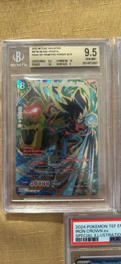 Dragon Ball Cards SSB Vegeta, Unbridled Power graded Beckett 9.5 - Image 3