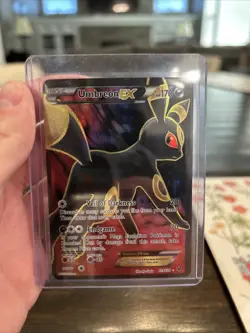 Pokemon TCG Fates Collide 2016 Full Art Holo Rare Card Umbreon EX 119/124 XY - Image 1