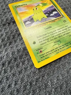 Chikorita 53/111 Neo Genesis 1st Edition Pokemon Card - Lightly Played - Image 2