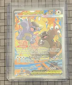 Mega Kangaskhan EX SAR 182/132 Pokemon Card English Near Mint - Image 1