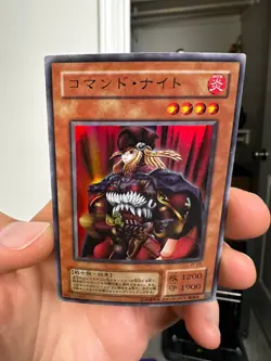 Yugioh Card - Holo Japanese Command Knight JY-04 MP - Image 1