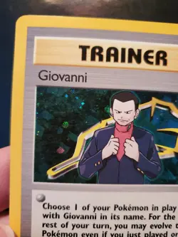 Giovanni 18/132 Holo Rare Pokemon TCG Card Gym Challenge Trainer Team Rocket LP - Image 4