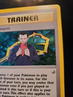 Giovanni 18/132 Holo Rare Pokemon TCG Card Gym Challenge Trainer Team Rocket LP - Image 5
