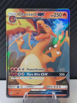Charizard GX 9/68 Hidden Fates Ultra Rare Holo Pokemon Card NM - Image 1