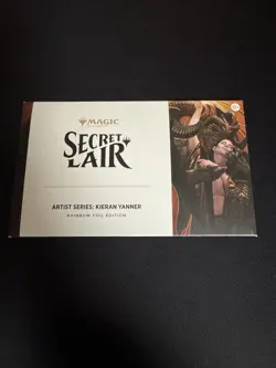 MTG Secret Lair - Kieran Yanner - RAINBOW FOIL - SEALED IN HAND - Demonic Tutor - Image 1