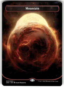 Mountain (243) (Borderless) Unfinity Regular MTG NM - Image 1