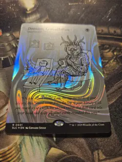 Demonic Consultation Secret Lair Halo Foil Encyclopedia Magic Mtg - Image 2