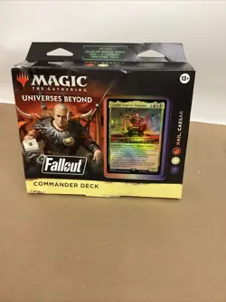 New Magic The Gathering MTG Universes Beyond Fallout Commander Deck Hail Caesar - Image 1