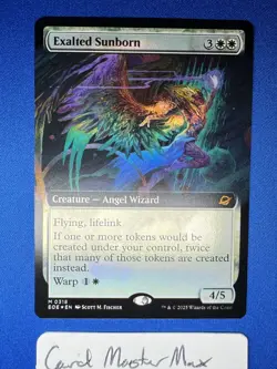 Exalted Sunborn (Extended Art) M Edge of Eternities 318 Foil NM - Image 1