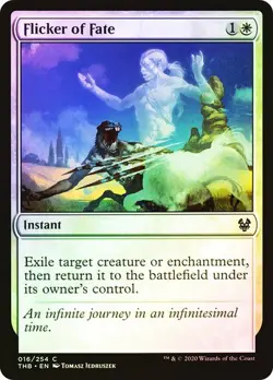 MTG Flicker of Fate Theros Beyond Death 016/254 Foil Common - Image 1