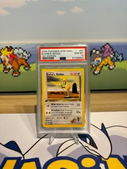 Pokemon TCG Blaine's Doduo 61/132 Gym Challenge 1st Edition PSA 10 WOTC - Image 1