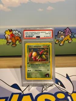 Pokemon TCG Erika's Bellsprout 75/132 Gym Challenge 1st Edition PSA 10 WOTC - Image 1