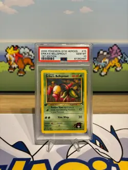 Pokemon TCG Erika's Bellsrpout 75/132 Gym Challenge 1st Edition PSA 10 WOTC - Image 1
