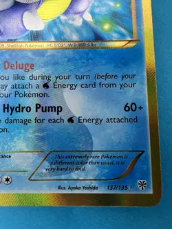 Blastoise 137/135 Plasma Storm Shiny Secret Rare Pokemon Card - Image 5