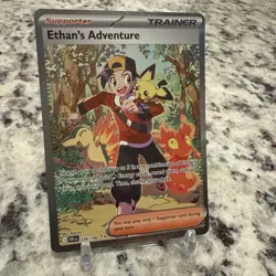 Ethan's Adventure Pokemon Destined Rivals Special Illustration Rare 236/182 🔥 - Image 2