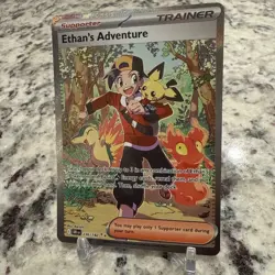 Ethan's Adventure Pokemon Destined Rivals Special Illustration Rare 236/182 🔥 - Image 3