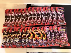 Pokemon Destined Rivals Sleeved Booster Pack LOT OF 30 Sealed New ALL ARTWORK - Image 1