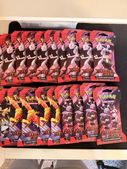 Pokemon Destined Rivals Sleeved Booster Pack LOT OF 30 Sealed New ALL ARTWORK - Image 3