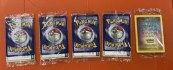 Pokemon 1999 First Movie Black Star Promo Set + Pokemon 2000 Ancient Mew Sealed - Image 4