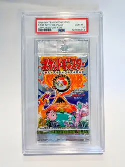 1996 Nintendo Pokemon Base Set Foil Pack Japanese Pokemon 291 Yen PSA 10 GEM MT - Image 1