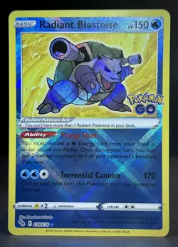 Radiant Charizard 011/078, Blastoise 018/078, Venusaur 004/078 Set - Pokemon Go - Image 4