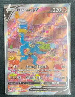 Pokemon Astral Radiance Machamp V 172/189 SWSH10 Secret Alternate Full Art NM - Image 1