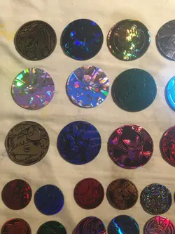 Lot of 36 Official Pokemon TCG Coins, 18 Jumbo & 18 Small Size - No Duplicates - Image 2