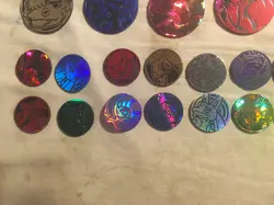 Lot of 36 Official Pokemon TCG Coins, 18 Jumbo & 18 Small Size - No Duplicates - Image 4