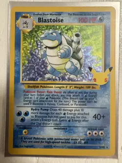 Blastoise 2/102 Holo Celebrations Classic Collection Pokemon NM - Image 1