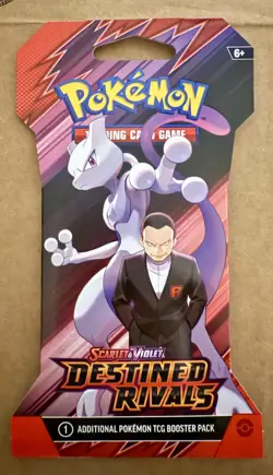 Pokemon TCG Destined Rivals Sleeved Booster Pack SEALED/NM/NEW - Image 1