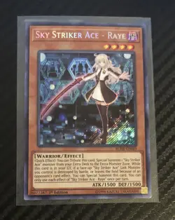 Yugioh Sky Striker Ace - Raye BLHR-EN089 1st Edition - Image 1