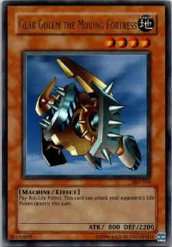 Yugioh Gear Golem the Moving Fortress AST-018 Unlimited Ancient Sanctuary - Image 1