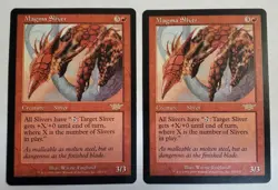 Magma Sliver LP - Legions - MTG - Magic The Gathering Card - Rare - Image 1