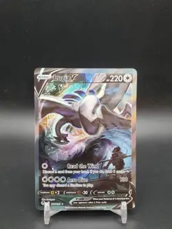 Lugia V 186/195 Silver Tempest Alternate Art NM Pokemon Card - Image 1