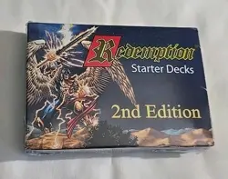 Brand New Rare & Sealed REDEMPTION 2nd Edition TCG Cactus Cards Starter Decks - Image 1