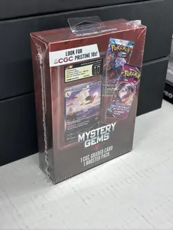 Pokemon Mystery Gems - 1 CGC Graded Card & 1 TCG Booster Pack - New Sealed Box - Image 3