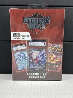 Pokemon Mystery Gems - 1 CGC Graded Card & 1 TCG Booster Pack - New Sealed Box - Image 4