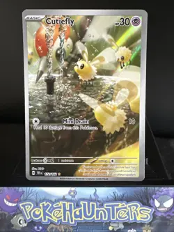 Pokemon Card Cutiefly 172/162 Temporal Forces Illustration Rare Holo NM - Image 1