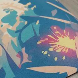 Pokemon TCG Cute Cyndaquil Rubber Playmat/Mousemat, Trading Card Game 60x30cm - Image 3