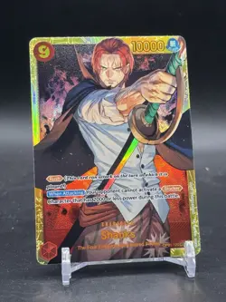 Shanks OP01-120 SEC Romance Dawn Secret Rare Foil One Piece Card Game NM ENGLISH - Image 1
