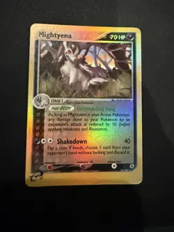 Pokemon Card - Mightyena Ruby and Sapphire 10/109 Reverse Holo - Image 1