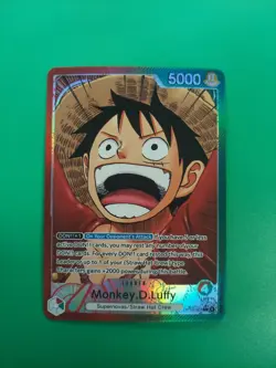 Monkey D. Luffy Alt Leader ENGLISH OP13-001 Carrying On His Will One Piece Card - Image 1