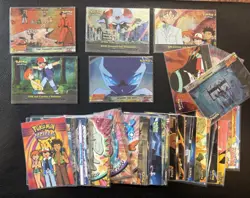 Pokemon Topps Vintage Card Lot Of 70 Cards With Holo - Image 1