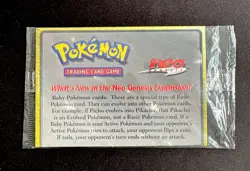SEALED Marill Black Star Promo #29 Neo Genesis WOTC Vintage New Pokemon Card - Image 1